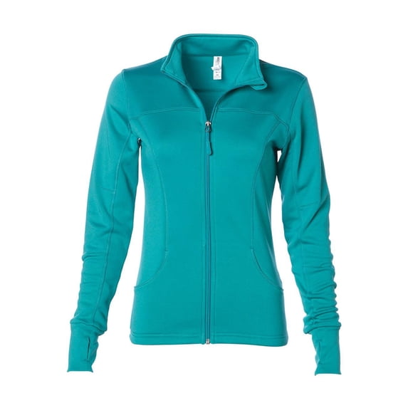 Independent Trading Co. Women's Poly-Tech Full-Zip Track Jacket