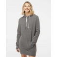thumbnail image 1 of Independent Trading Co. Women’s Special Blend Hooded Sweatshirt Dress PRM65DRS Nickel XS, 1 of 5