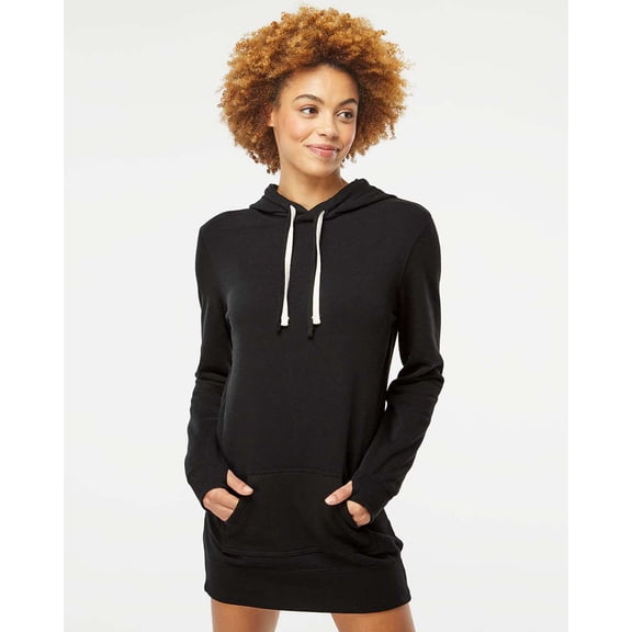 Independent Trading Co. Women’s Special Blend Hooded Sweatshirt Dress