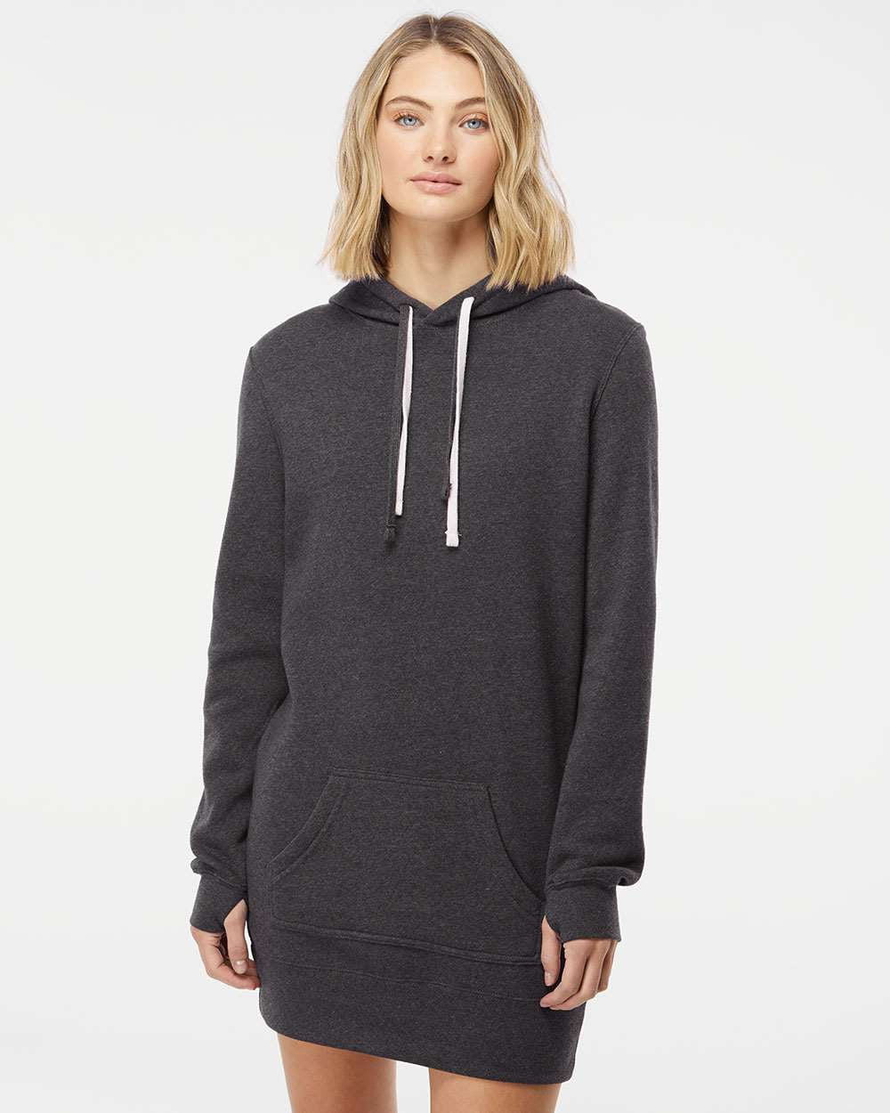 Independent Trading Co. Women s Special Blend Hooded Sweatshirt Dress