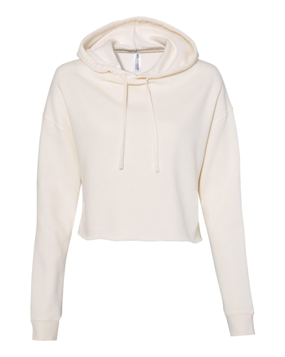 Independent Trading Co. Womens Lightweight Crop Hooded Sweatshirt