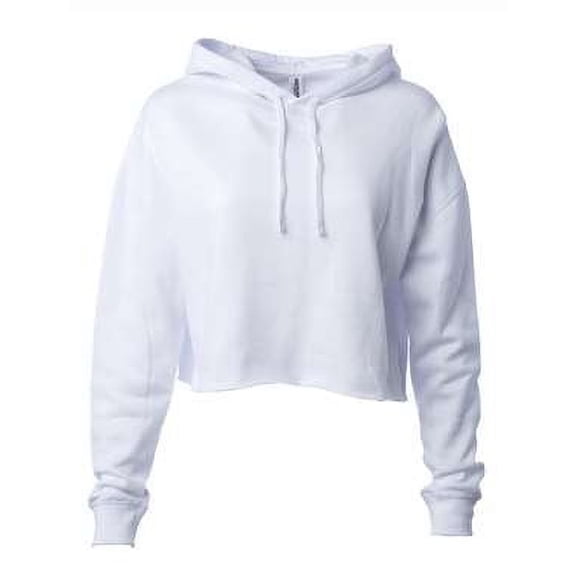 Independent Trading Co. Womens Lightweight Crop Hooded Sweatshirt