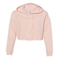 thumbnail image 1 of Independent Trading Co. Womens Lightweight Cropped Hooded Sweatshirt, XL, Blush, 1 of 5