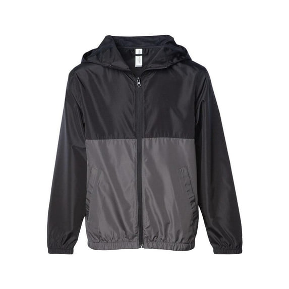 Independent Trading Co. Youth Lightweight Windbreaker Full-Zip Jacket
