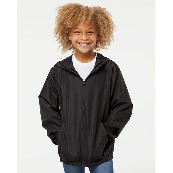 Independent Trading Co. Youth Lightweight Windbreaker Full-Zip Jacket