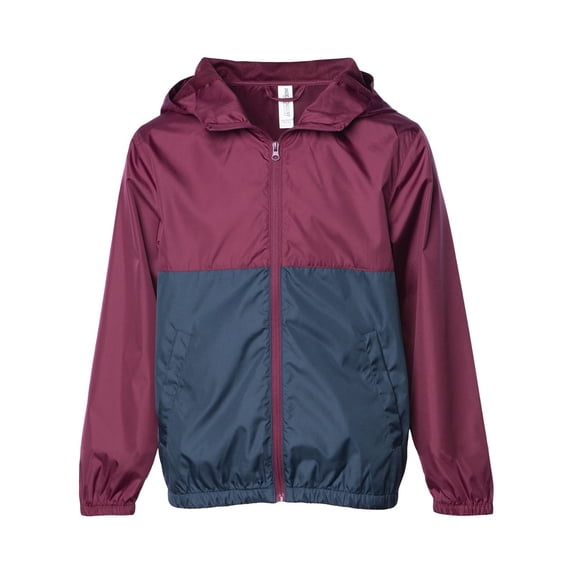 Independent Trading Co. Youth Lightweight Windbreaker Full-Zip Jacket
