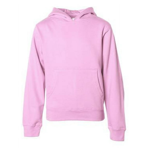 Independent Trading Co. Youth Midweight Hooded Sweatshirt SS4001Y Light Pink S