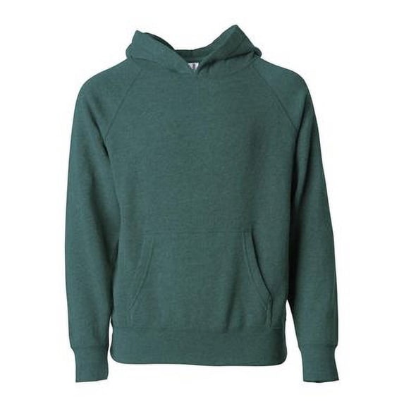 Independent Trading Co. Youth Special Blend Raglan Hooded Sweatshirt PRM15YSB Moss XL