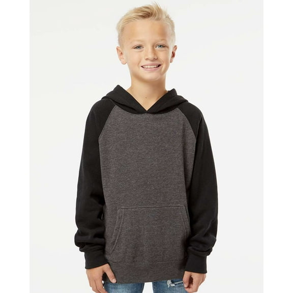Independent Trading Co. Youth Special Blend Raglan Hooded Sweatshirt