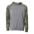 thumbnail image 1 of Independent Trading Co. Youth Special Blend Raglan Hooded Sweatshirt, 1 of 5