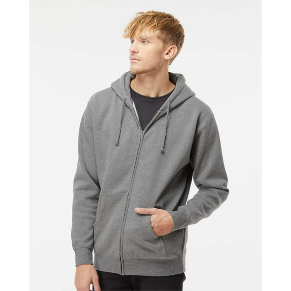 Independent Trading Co. mens Full-Zip Hooded Sweatshirt (IND4000Z)