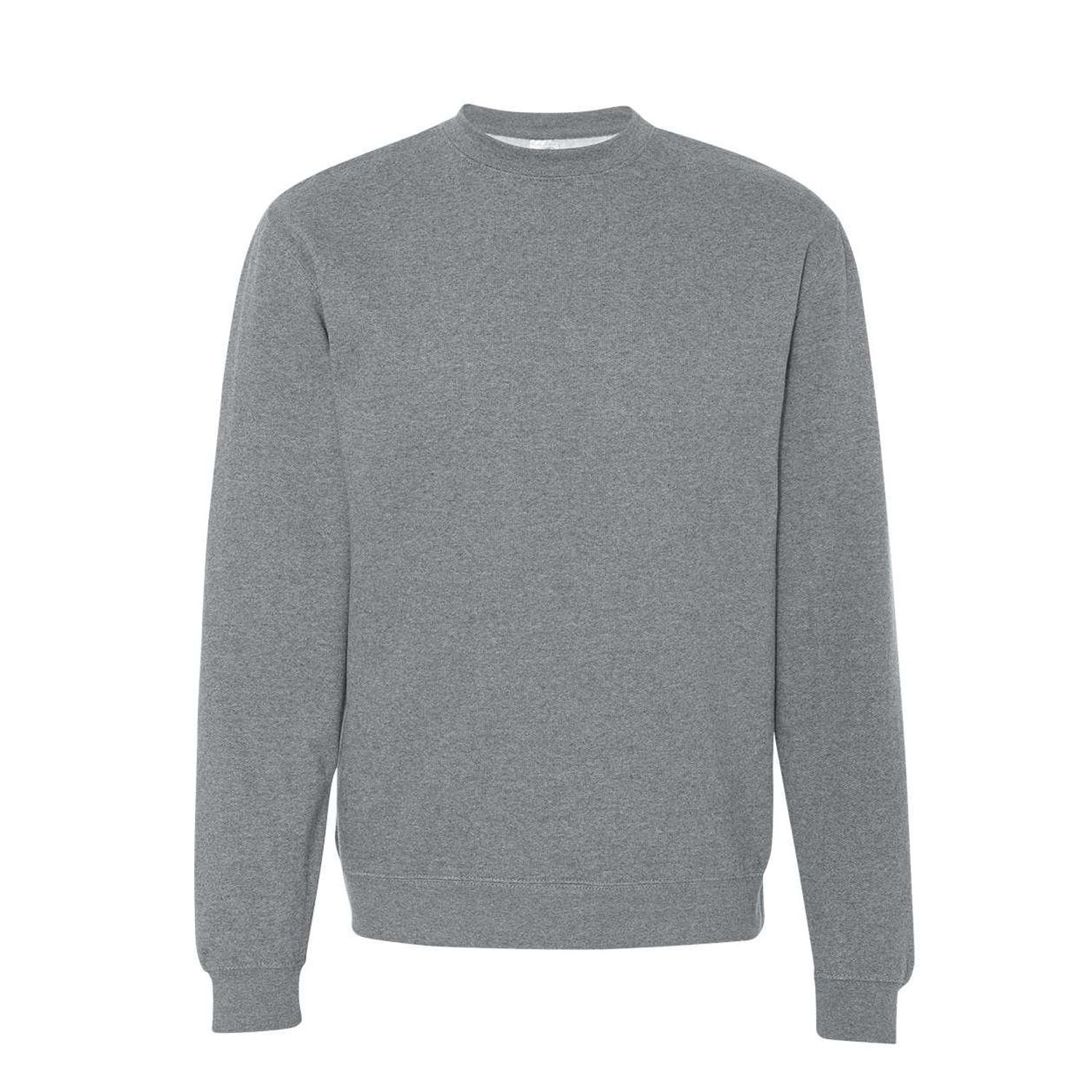 Independent Trading Co. Midweight Hoodie - Charcoal Heather, 80/20 Cotton/Poly, Front Pocket (Size Small) - View #6