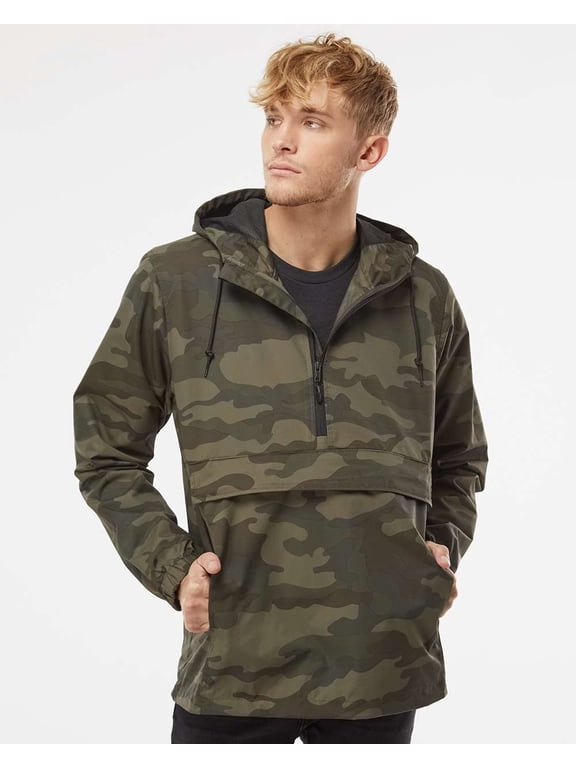Men's 3 panel hood Nylon Anorak