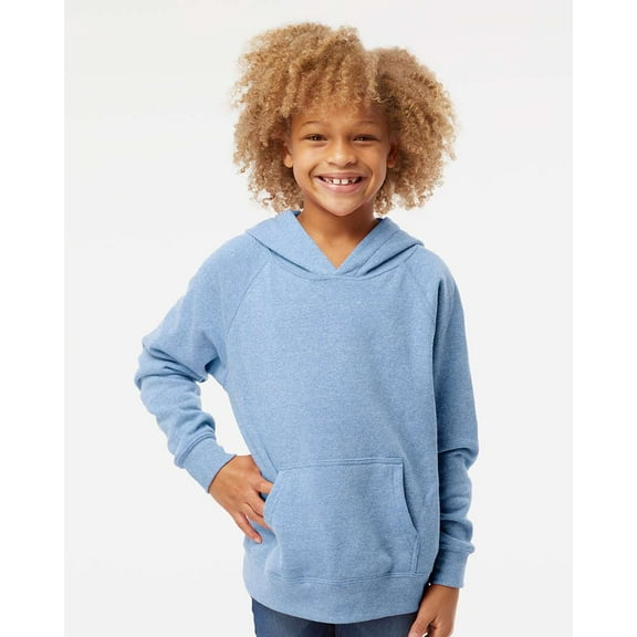Independent Trading Co. Youth Special Blend Raglan Hooded Sweatshirt