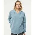 thumbnail image 1 of Independent Trading Co. Womens Lightweight California Wave Wash Hooded Sweatshirt, 1 of 5