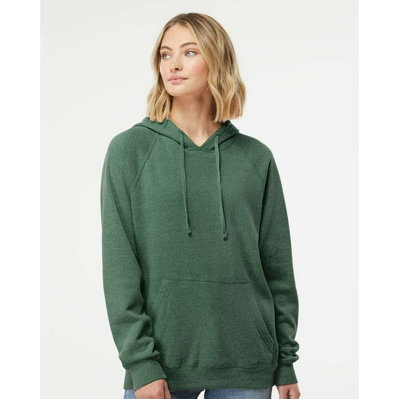 Independent Trading Co. Special Blend Raglan Hooded Sweatshirt