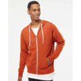 thumbnail image 1 of Independent Trading Co. Heathered French Terry Full-Zip Hooded Sweatshirt, 1 of 5