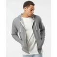 thumbnail image 1 of Independent Trading Co. Heathered French Terry Full-Zip Hooded Sweatshirt, 1 of 5