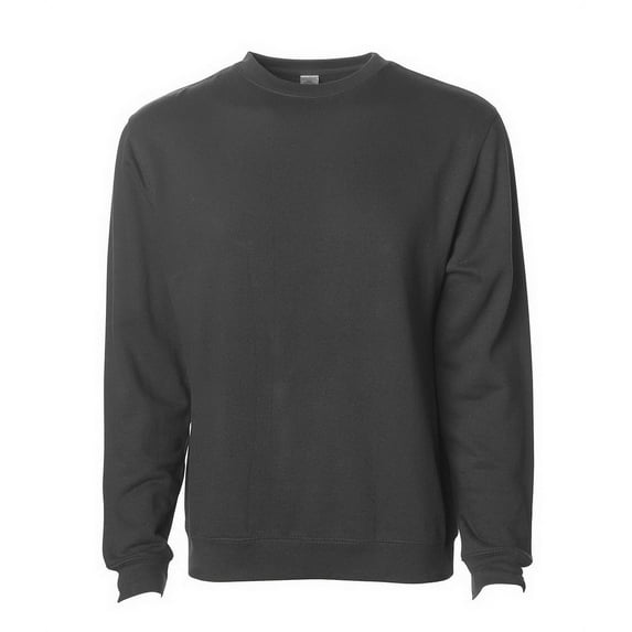 Independent Trading SS3000 Midweight Crew Neck Sweatshirt-CHARCOAL (SOLID)-SM