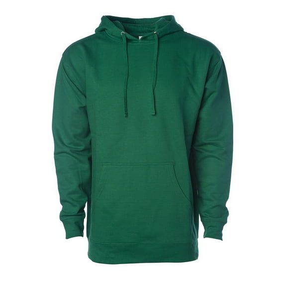 Independent Trading SS4500 Midweight Hooded Pullover Sweatshirt-Kelly Green-XS
