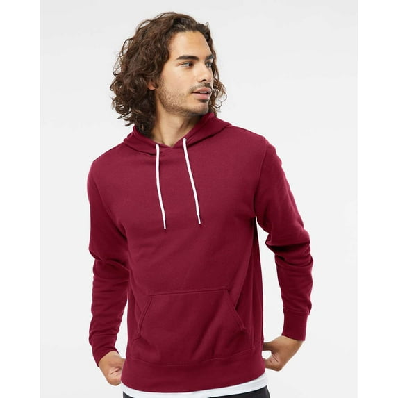 Independent Trading AFX90UN Unisex Pullover Hooded Sweatshirt-Currant-XS