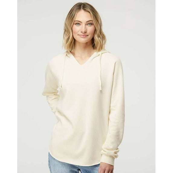 Independent Trading Co. - New Women - IWPF - Women’s Lightweight California Wave Wash Hooded Sweatshirt