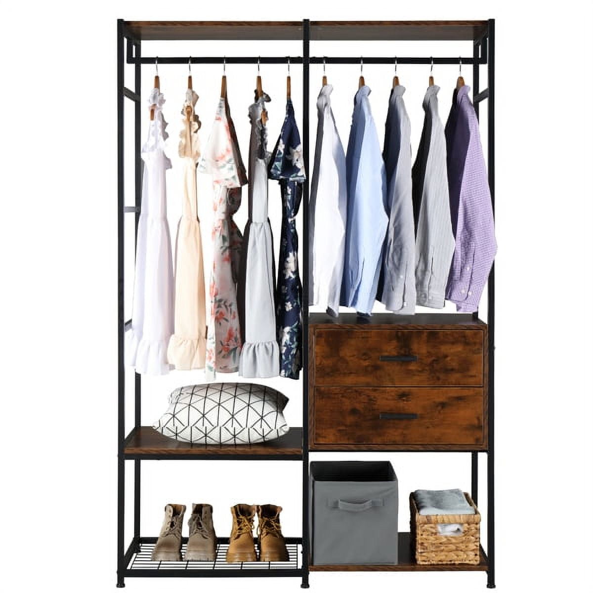 Independent Wardrobe Manager, Hanger, Multiple Storage Racks And