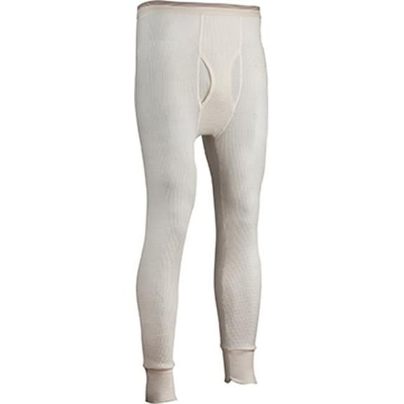Indera 800DR-NA-XL Tradition Long John Mens XL Natural Thermal Baselayer Pants