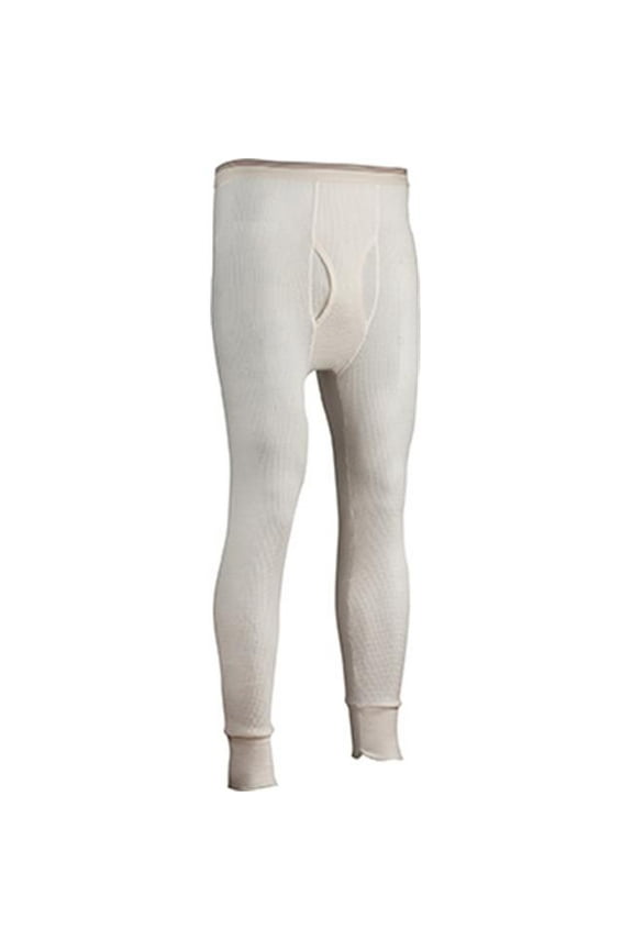 Indera 800DR-NA-XL Tradition Long John Mens XL Natural Thermal Baselayer Pants