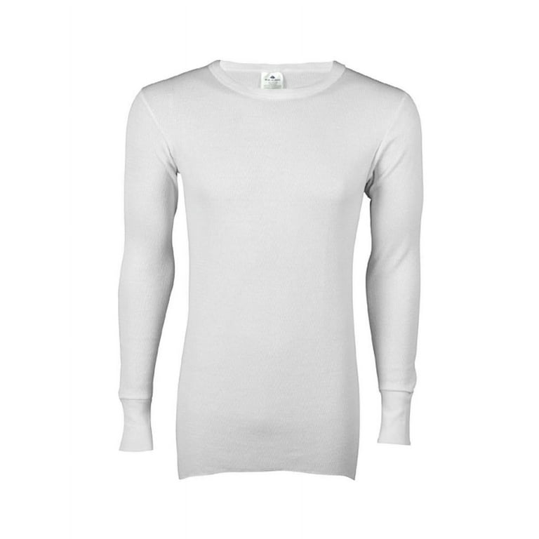 Indera Heavyweight 100% Cotton Knit Thermal Long Underwear Shirt, 4XL