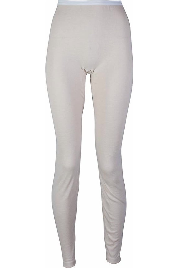 Ladies HydoPur Lightweight Rib Knit Thermal Long John Pant 34204-Small (nude)