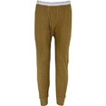 thumbnail image 1 of Indera Mens Regular & Big ICEtex Dual Face Fleeced Thermal Long John Pant 23485-Medium (Khaki), 1 of 3