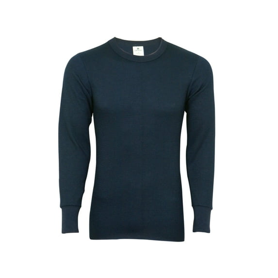 Indera Mills Men's ICETEX Performance Thermal Top with Silvadur, Navy, Small