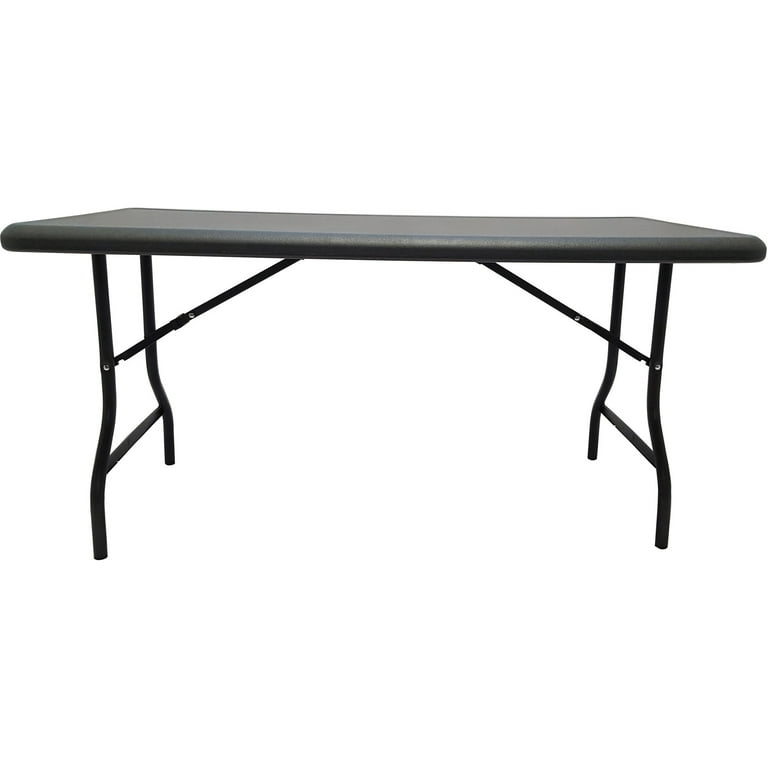 IndestrucTable Industrial Folding Table, Rectangular, 60