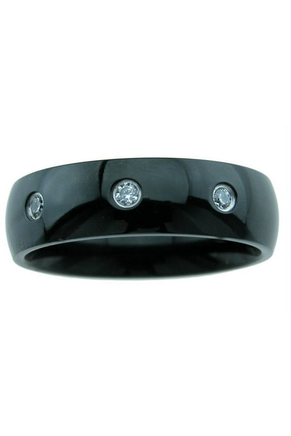 Black Titanium Rings for Men & Mens Titanium Wedding Bands Makes Top Gifts for Men