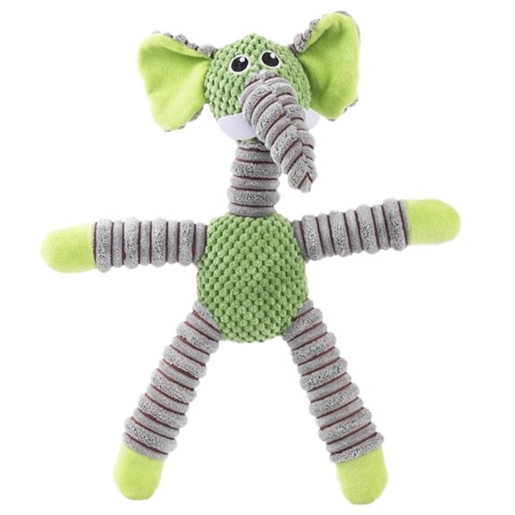 Indestructible Chew Toy for Aggressive Chewers Squeaky Interactive Animal Teething for Small and Medium Dogs