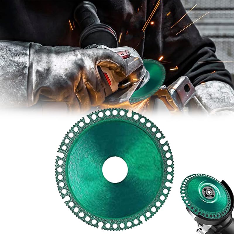 BRSCHNITT 5" Indestructible Grinder Disc - 7/8" Arbor Multi-Cut Disc For Metal, Tile, Stone