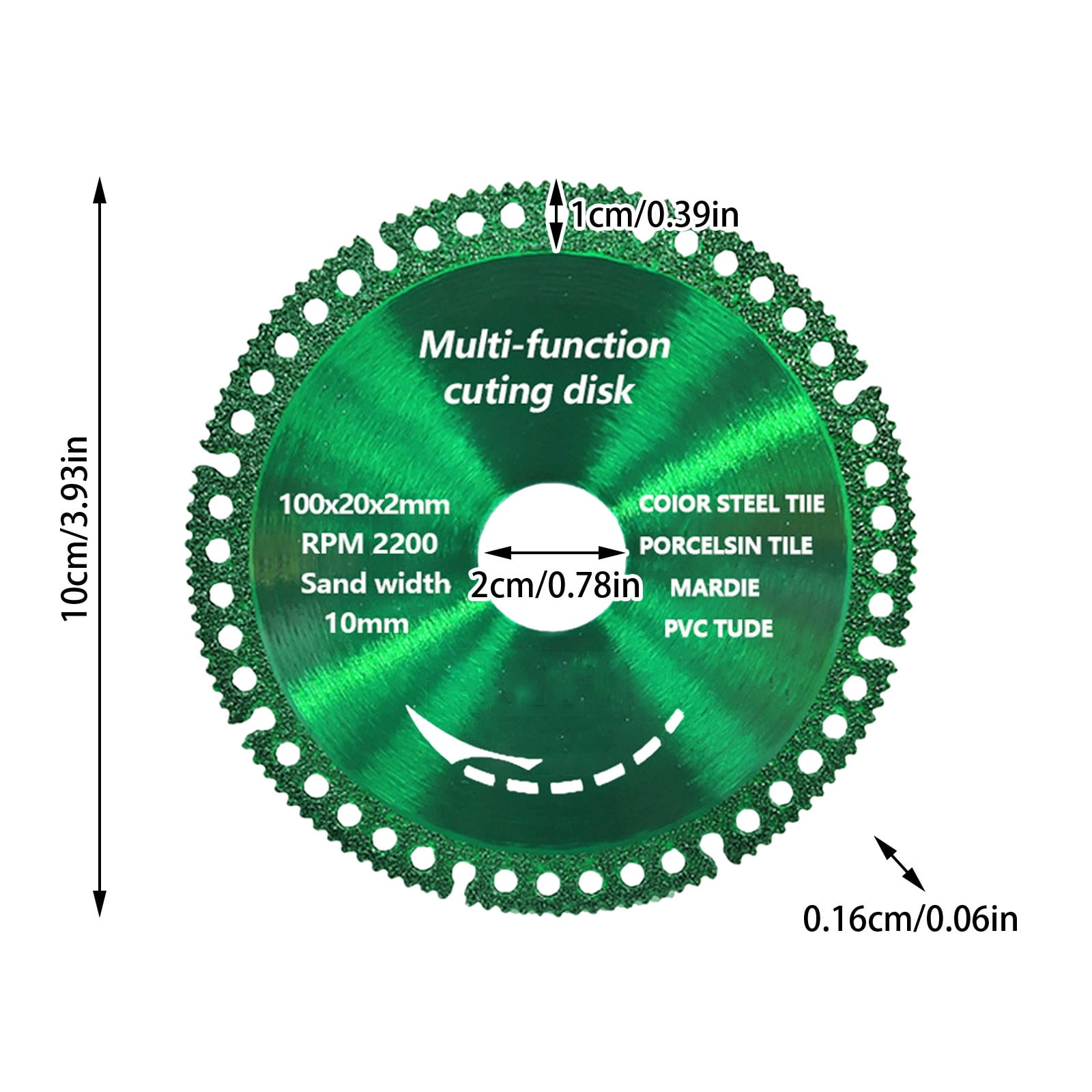 Indestructible Disk For Grinder Ultra Fine Corrugated Tile Cutting