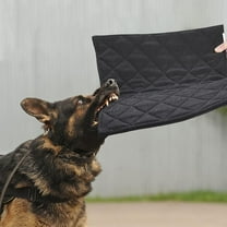 Indestructible Dog Bed - Chew Proof Crate Pad, Machine Washable Quilted Mat for Aggressive Chewers, Durable for Medium Dogs, Black Kennel Pad (22x35 in)