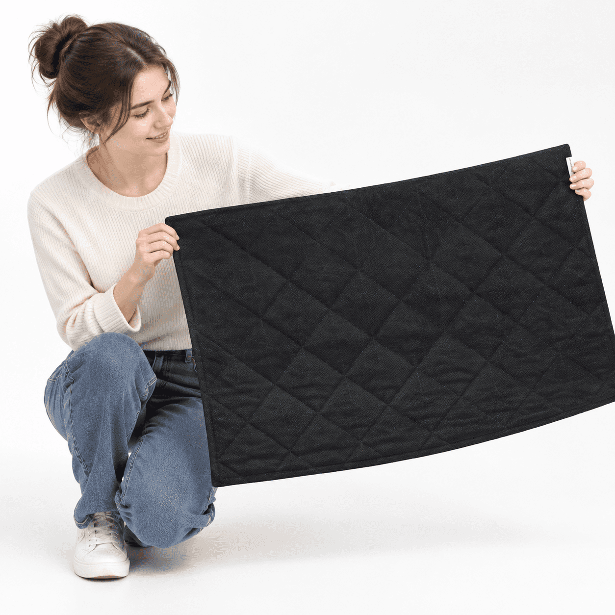 Indestructible Dog Bed Crate Pad for Aggressive Chewers, Black X-Large ...
