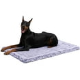 thumbnail image 1 of Dog Bed - Fluffy Chew Proof Dog Crate Pad - Tough Kennel Pad for Aggressive Chewers - Washable, Ideal for Large Breeds & Fits 42-Inch Crate - 41"x27", Jacaranda, 1 of 10