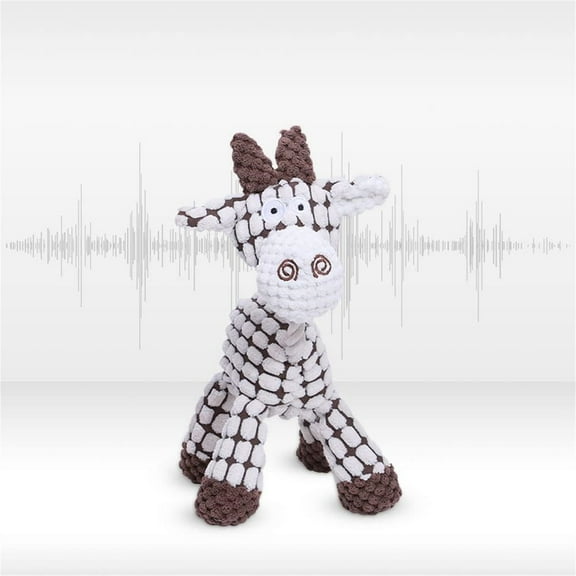 Indestructible Dog Toy, 2026 New Durable Plush Dog Toys for Aggressive Chewers, Squeaky Chew Toy for Small Medium Large Dogs Puppy Teething Toys(White,10.24in)