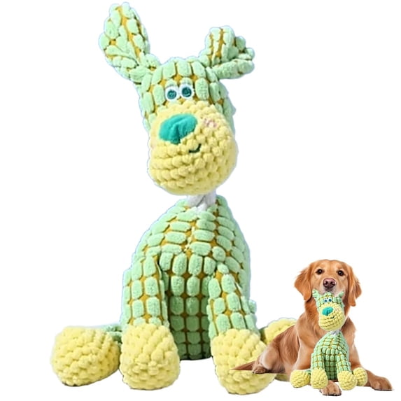 Indestructible Dog Toy for Aggressive Chewers – Squeaky Chew Toy for Dogs Durable, Safe, Teething-Friendly Interactive Toy for Small, Medium & Large Breeds