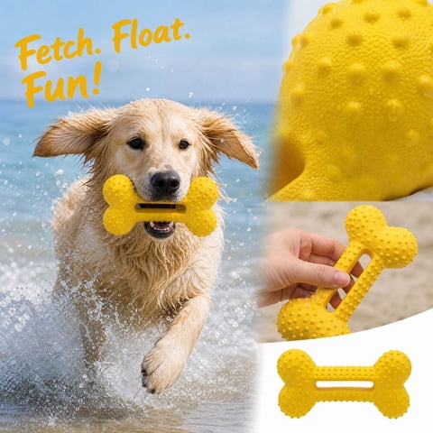 Indestructible Dog Toys Interactive Dog Oral Chew for Small Dogs Durable Rubber Bone for Puppies Oral Relief