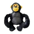 thumbnail image 1 of Indestructible Large Dog Toy for Aggressive Chewers, Stuffed Chimpanzee Chew Toy with Built-In Sound, Durable Polyester Dog Toy for Boredom and Anxiety Relief, 28x15x30cm, 1 of 5