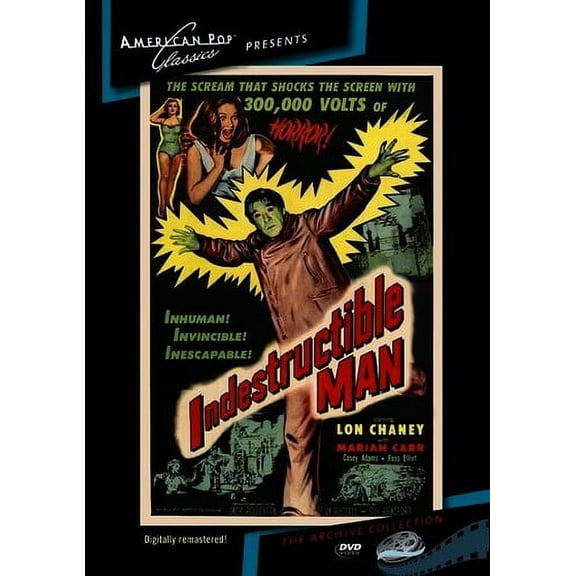 Indestructible Man (DVD), American Pop Classic, Sci-Fi & Fantasy