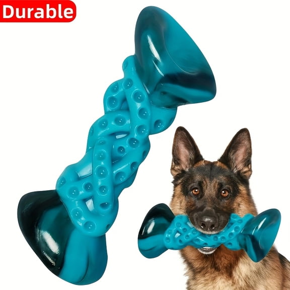 Indestructible Nylon Dog Chew Toys for Aggressive Chewers, Heavy-Duty Tentacle with Suction Cup Base, Anxiety & Boredom Relief, for Small/Medium/Large Dogs & Puppies