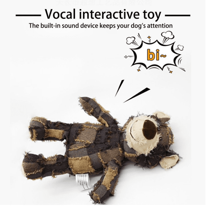 2025 Upgrade Colorful Squeaky Plush Dog Toys For Aggressive Chewers Small Medium Large Breed Crinkle Squeaky Puppy Chew Toys Teething Mellow Calming Pill