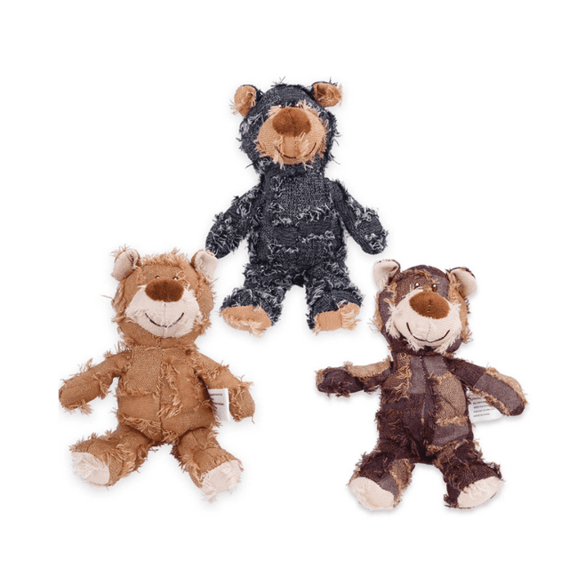 2025 Upgrade Colorful Squeaky Plush Dog Toys For Aggressive Chewers Small Medium Large Breed Crinkle Squeaky Puppy Chew Toys Teething Mellow Calming Pill