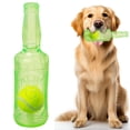 thumbnail image 1 of Indestructible Squeaky Water Bottle Dog Toys, Built-In Tennis Ball Design Durable Chew & Fetch Toy for Training and Daily Play, 1 of 5